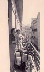 MA MAMAN ROLANDE SERRA avec marcel chez pépère rue déligny 